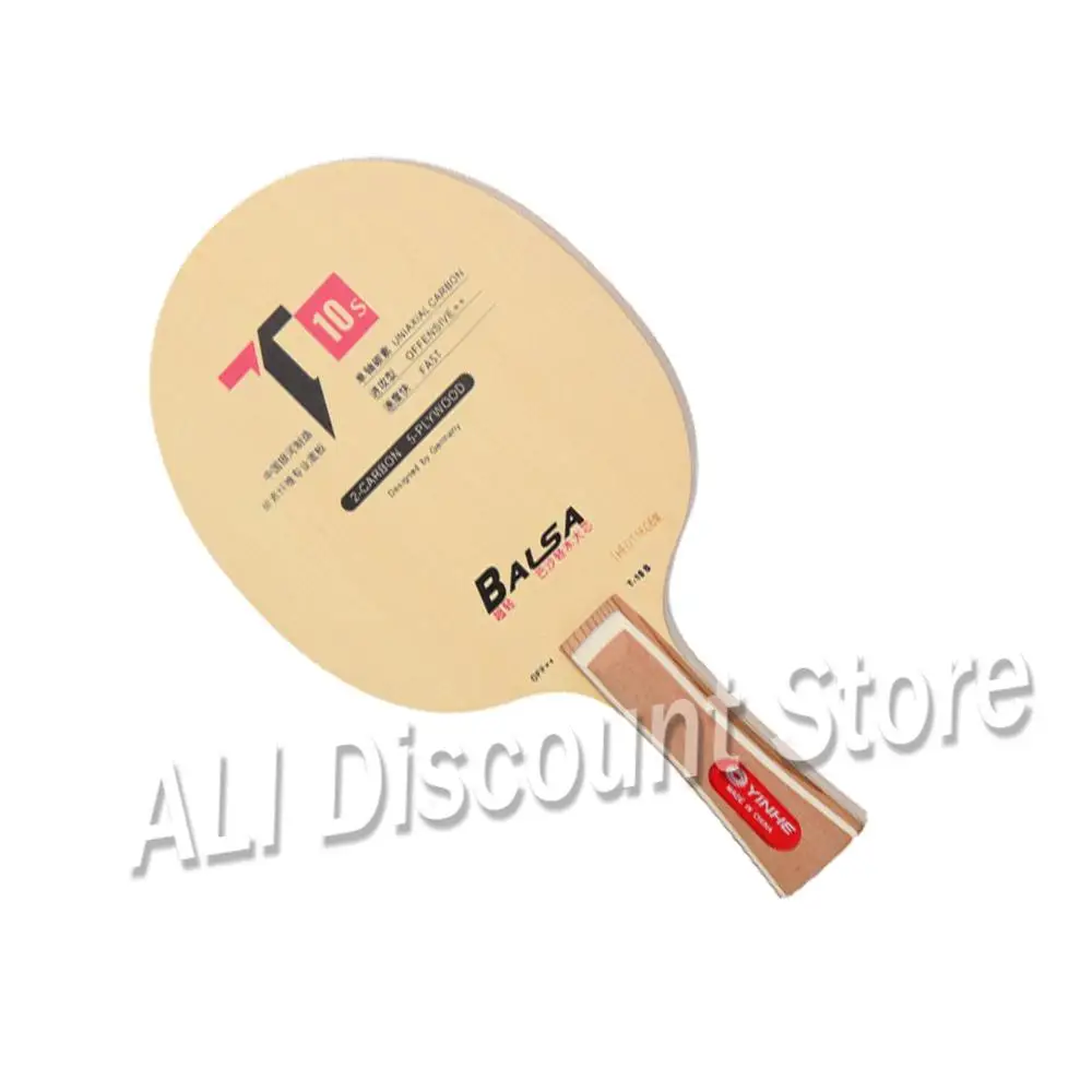 Original galaxy yinhe t10s T-10S t 10s T-10 cipreste balsa lâmina de tênis de mesa de carbono para ping pong