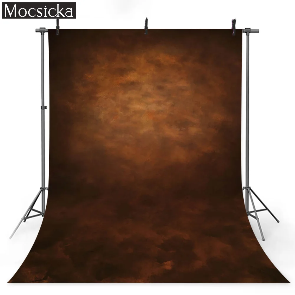 Dark Brown Texture Backdrop Photocall Abstract Birthday Portrait Background Retro Wedding Bridal Shower Photography Studio Props