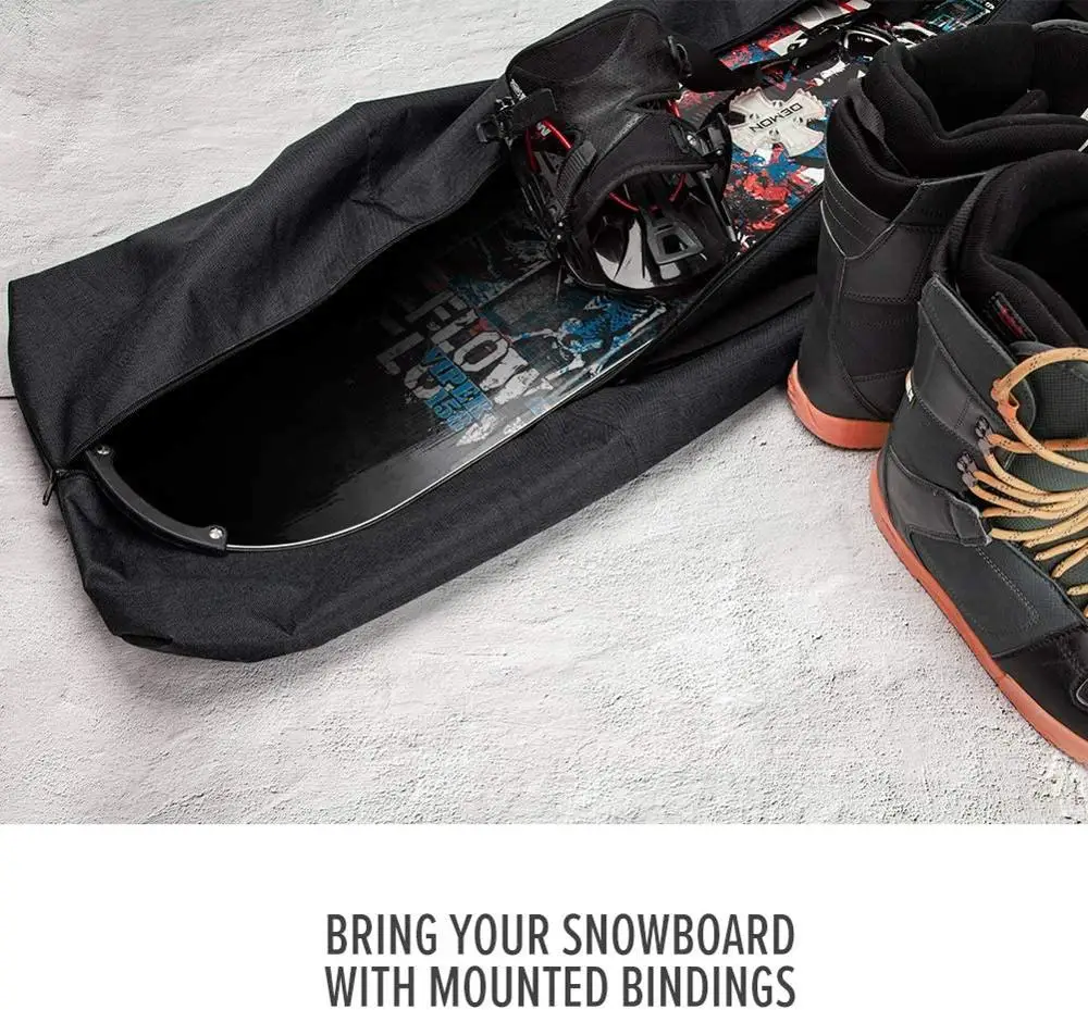 Snowboard Bag And Ski Bag 200 Cm Of Snowboard Length Can Be Adjusted 600D Waterproof And Wear-Resistant Material