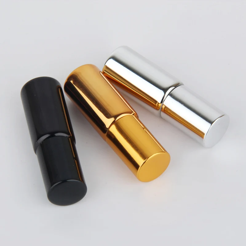 5ml Essential Oil Bottle Mini Empty Roller Bottle Gold Silver Black UV Glass Refillable Perfume Bottle