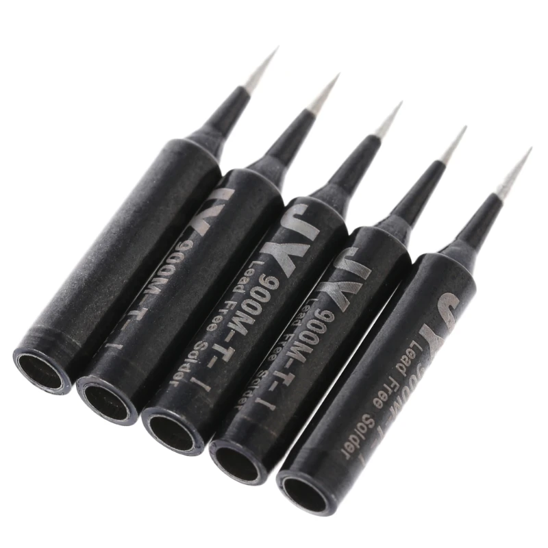 5 Pcs Lead Free Replacement Soldering Solder Iron Tips 900M-T-I For Hakko Saike 936 852d+ 909D