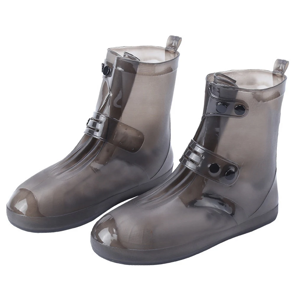 Protective Anti-Slip Waterproof Thick Rain Boot Cover High-Top Overshoes