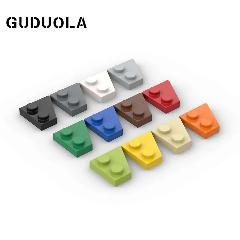 

Guduola Special Brick Wedge Plate 2x2 (27°) Left (24299) MOC Building Blcok Toy Parts 50pcs/LOT