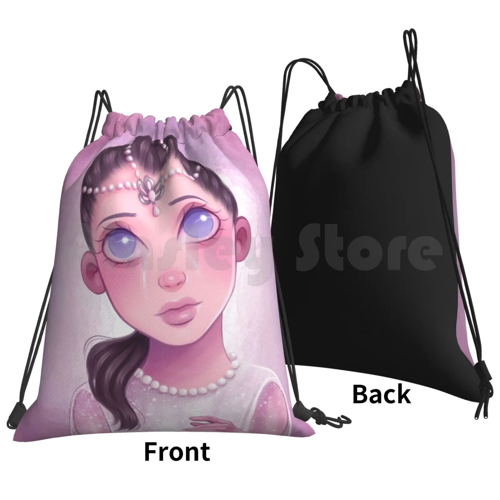 Childlike Empress Backpack Drawstring Bag Riding Climbing Gym Bag Neverending Story Never Ending Story Childlike Empress