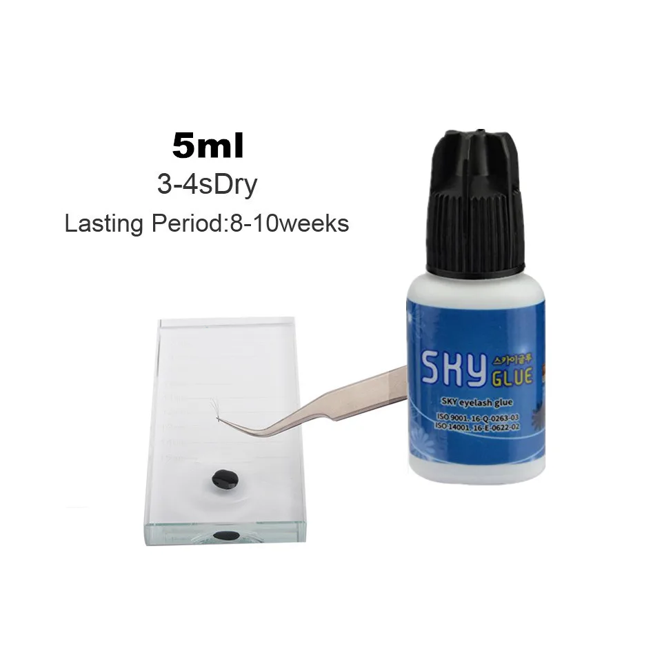 Lady Black/Sky/NC Eyelash Extension Glue Strong Adhesive Fast Drying False Eye Lash Extension Glue Adhesive Retention Makeup