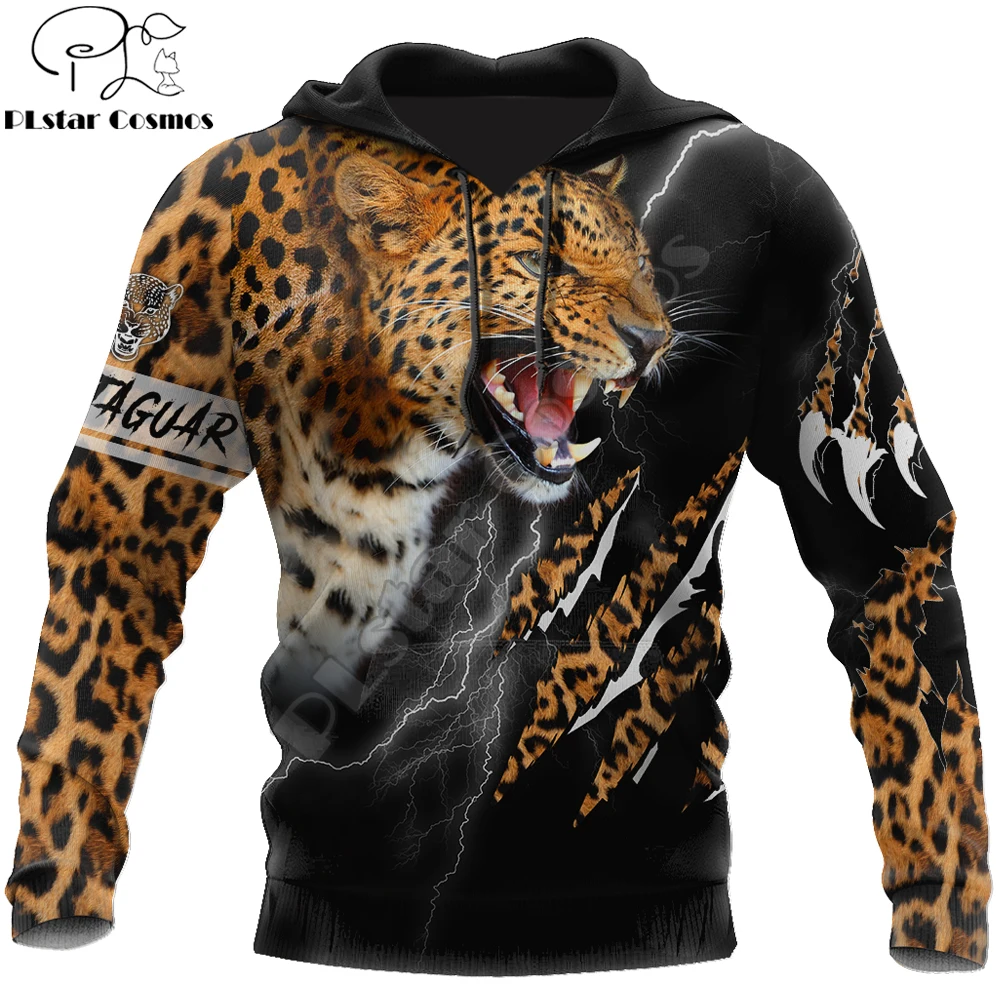 

Animal Leopard Lightning 3D Printed Autumn Men Hoodies Unisex Casual Pullovers Zip Hoodie Streetwear sudadera hombre DW620