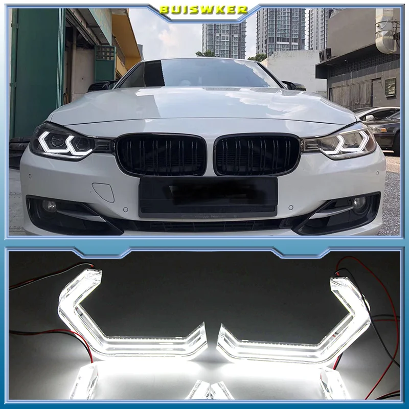 4Pcs M4 Iconic Style LED Crystal Angel Eye Kit Eyes Kits For BMW X3 E83 F25 X5 E70 F15 F85 X6 E71 E72 Z4 E85 E86 E89