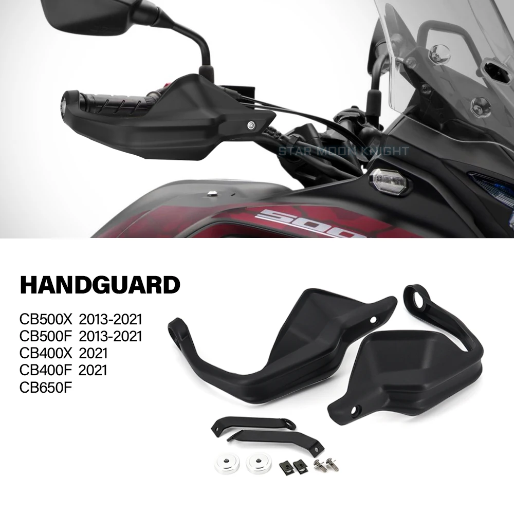 For Honda CB500X CB500F CB400X CB400F CB650F Motorcycle Handguard Shield Hand Guard Protector Windshield CB 500 X 2013 - 2021