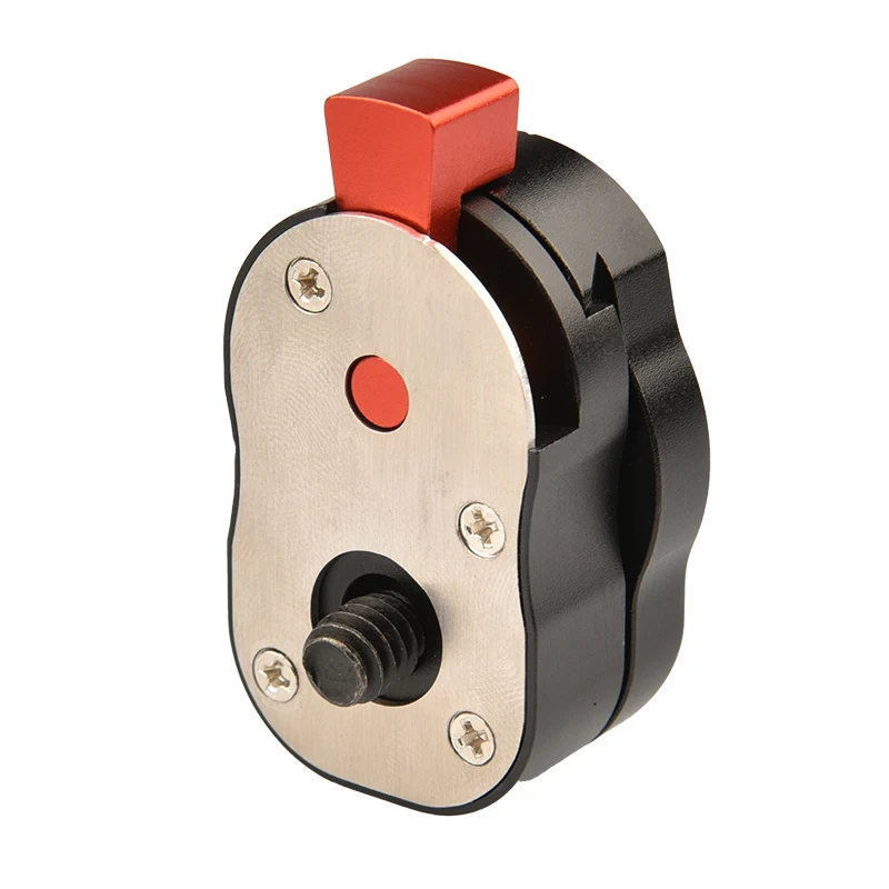 อลูมิเนียม Mini Field Monitor Quick Release Plate 1/4 "สกรูสำหรับจอ LCD Magic Arm ไฟ LED แฟลชกล้องกล้องวิดีโอ Rig