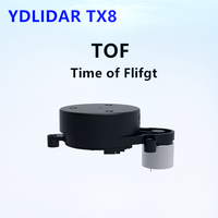 YDLIDAR TX8 EAI 8m 4K can be outdoor using anti-glare TOF laser radar small size high-performance