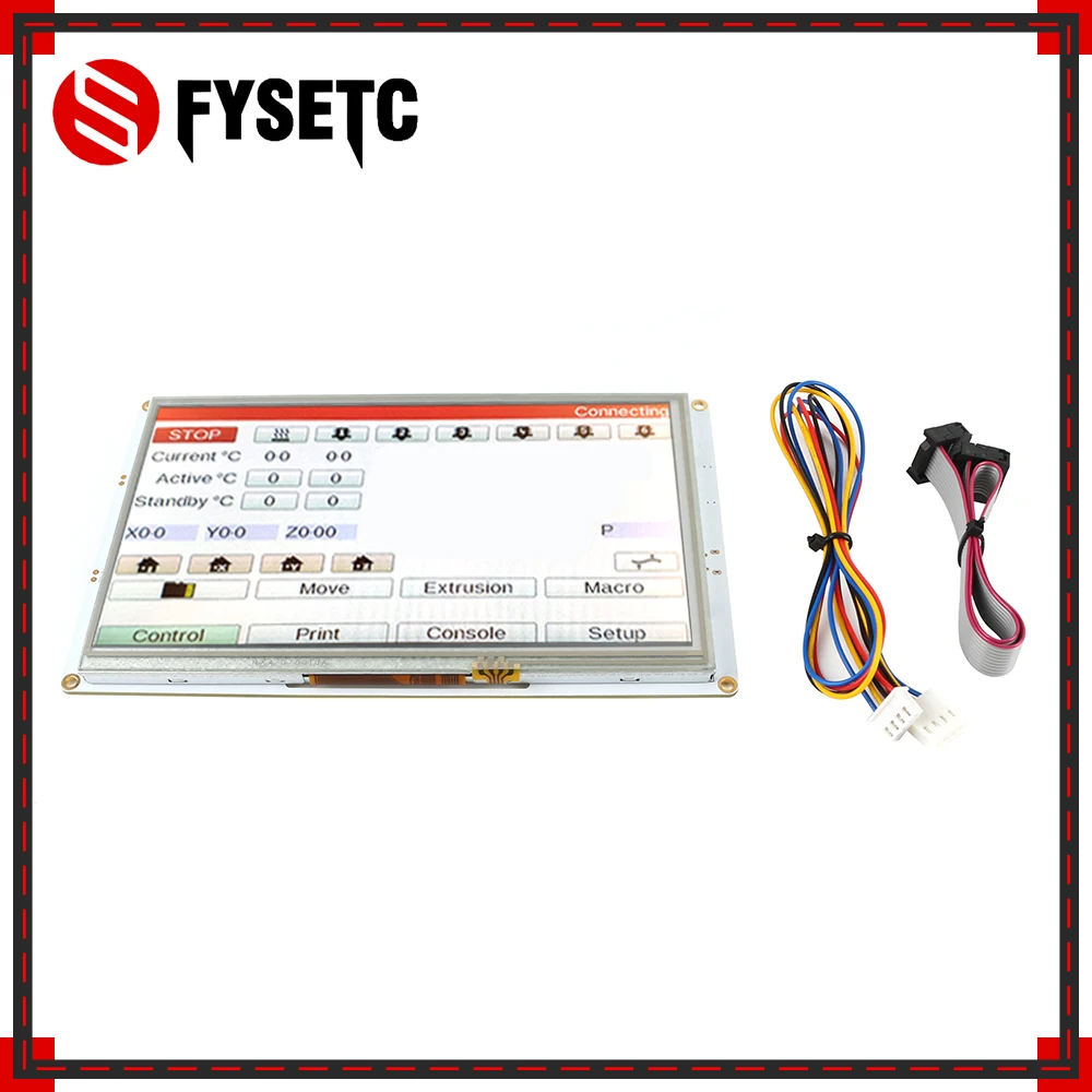 FYSETC 7inch PanelDue 7i Integrated Paneldue Colour Touch Screen Controllers For Duet Wifi Duet 2 V1.04 Duet 2 Ethernet