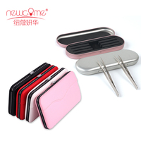 NEWCOME Professional Eyelash Tweezers Storage Box/Bag Makeup Tools Case Eyelash Extension Salon for Tweezers Brushes Lashes Tool