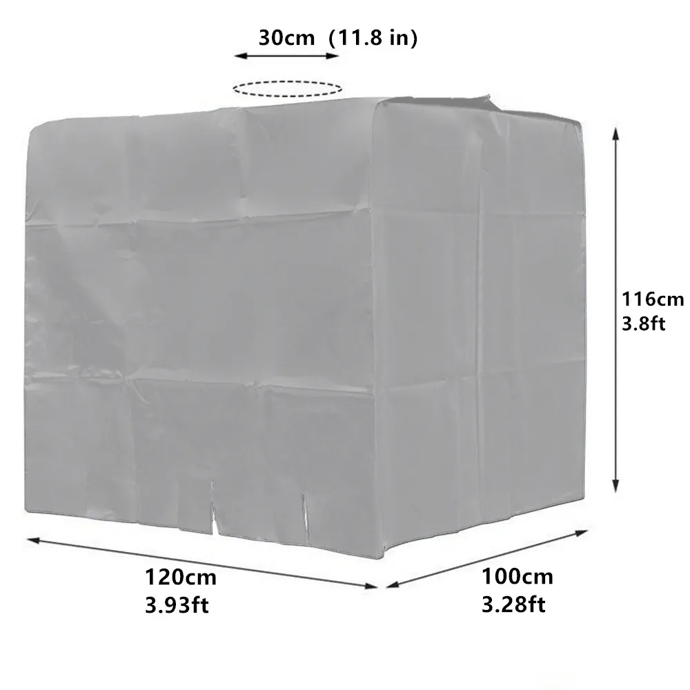 Professionele 1000 Liter Ibc Watertank Cover Buiten Tuinmeubilair Waterdicht Anti-Stof Wind Regen Zon Sneeuw Bescherming