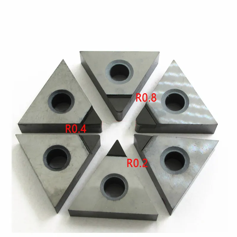 2pcs TNGA160408 CNC CBN PCD Inserts TNMG160404 Lathe Cutting Tool Blade External Turning Tool Carbide Tips