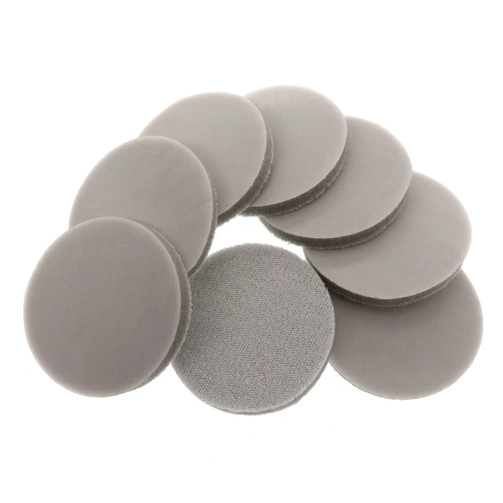 2" 50 mm Nass- und Trockenschwamm-Schleifpapier, 10 Stück, sortierte Puffer-Schleifpapier mit Körnung 320–8000, Schleifwerkzeuge zum Polieren von Metall – Detail 1
