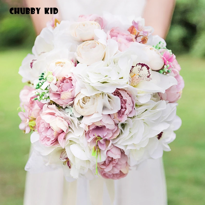 

New bouquet Wedding flower Bridesmaid Bridal Bouquet artificial flowers Wedding Bouquet fake flower bouquet for wedding party