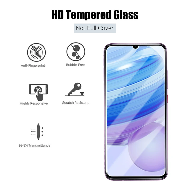 3PCS Tempered Glass for Redmi Note 7 Case on Phone Film Screen Protector Glass for Redmi Note 9 8 Pro 9T 8T 9S 9C NFC 9A 8A 7A