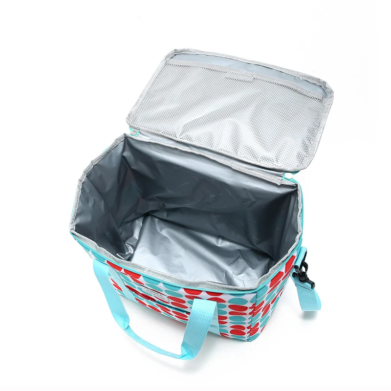 20L New Style Cooler Bag Thermal Insulation Oxford Cloth Lunch Box Storage Outdoor Multifunctional Picnic Student Portable Lunch