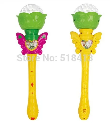 ألعاب عصا الجنية الصغيرة غزل فلاش مع بطارية إلكترونية تعليمية بلاستيكية تعمل 2021