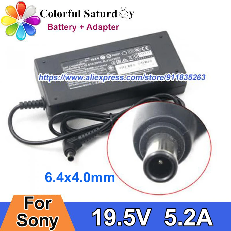 Genuine ACDP-100D01 APDP-100A1A For SONY TV AC Adapter 19.5V 5.2A KDL-43W800C KDL-48W705C KDL55W829B KDL-50W829B KDL-42W706B