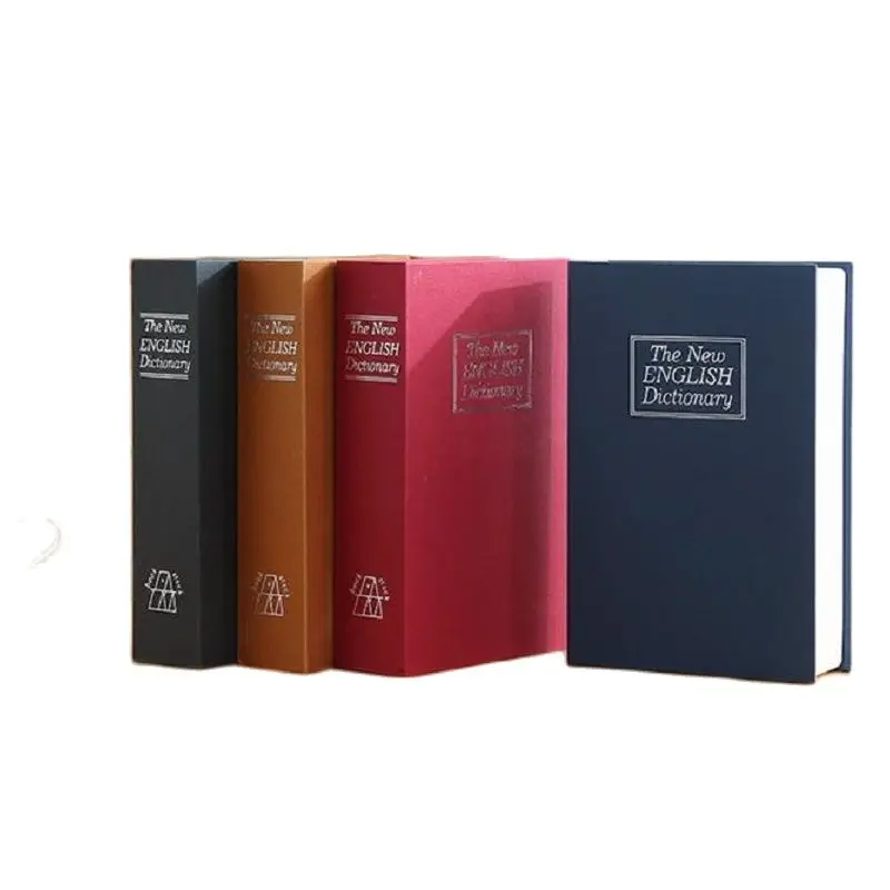 24CM*15.5CM*5.5CM English BooksSafes Dictionary Creative Safes Savings Bank Simulation Books Steel Boxes