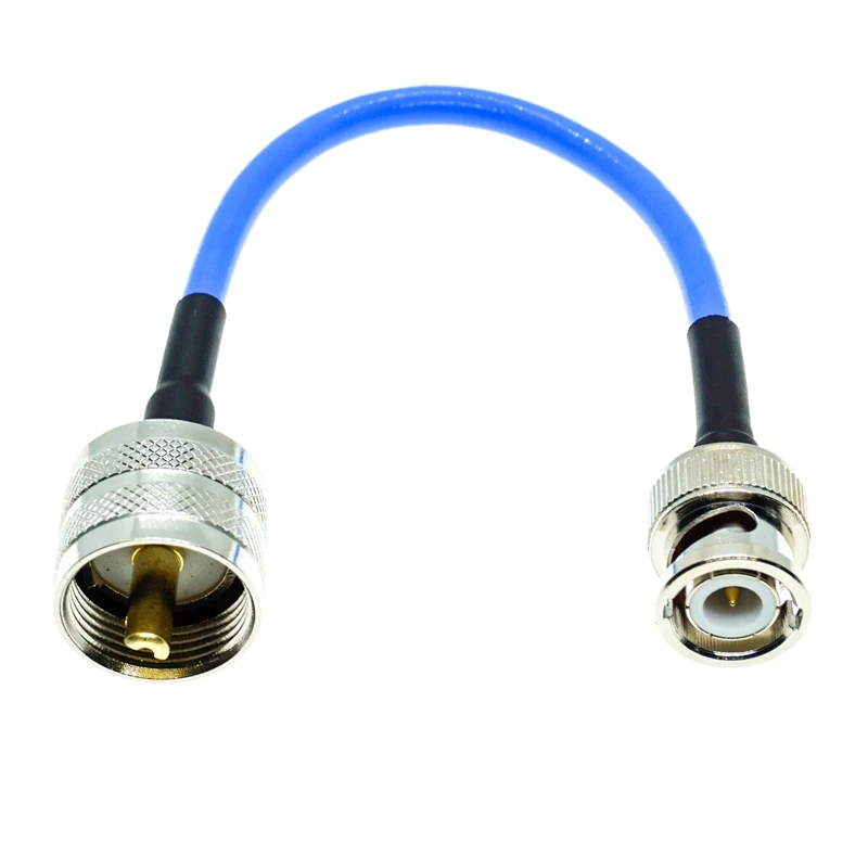 BNC Male to UHF PL259 Male plug connector RG402 RG-402 Semi Flexible Coaxial Cable  0.141