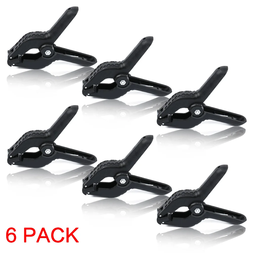 

Photography Heavy Duty Muslin Clamps, 6CM Photo Booth Background Stand Clip Fixed Backdrop Muslin & Green Screen