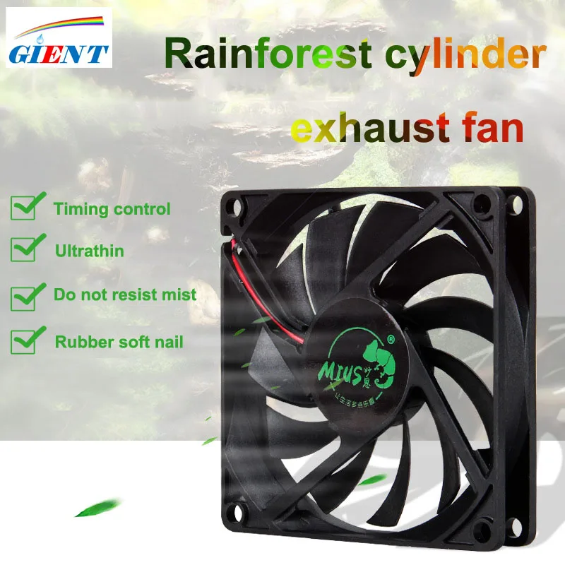 

Ecological Rain Forest Landscape Cylinder Exhaust Fan Enhanced Ventilation Switch Speed Regulation Timing Exhaust Fan