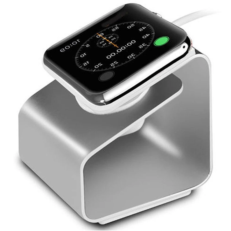 

Подставка для зарядного устройства Apple Watch band 7 6 SE 5 4 3 44 мм/40 мм 42 мм/38 мм, портативная зарядная станция iWatch, Алюминиевое Крепление