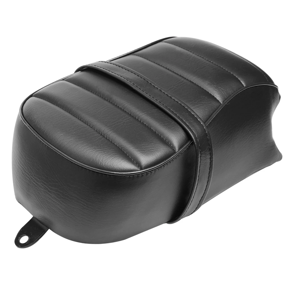 Motorcycle Black Rear Passenger Pad Seat Cushion Pillion For Harley Sportster Iron 883 XL883N 2016-2023