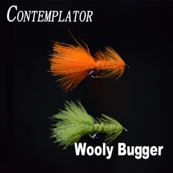 Contemplador 10 Bugger de lana – Pluma marabú para trucha