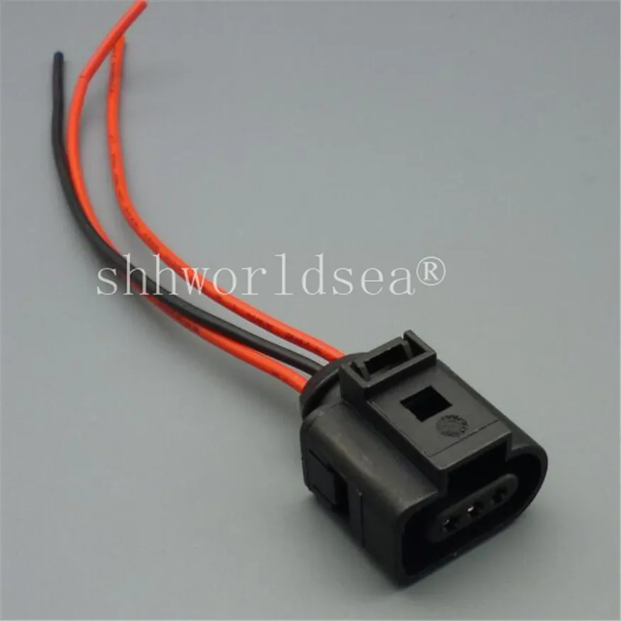 Shhworldsea 1J0973703 3D0973703 For VW Passat Golf Jetta For Audi A3 A4 A5 A6 Q5 Q7 Camshaft Cam Sensor 3 Pin Wire Connector