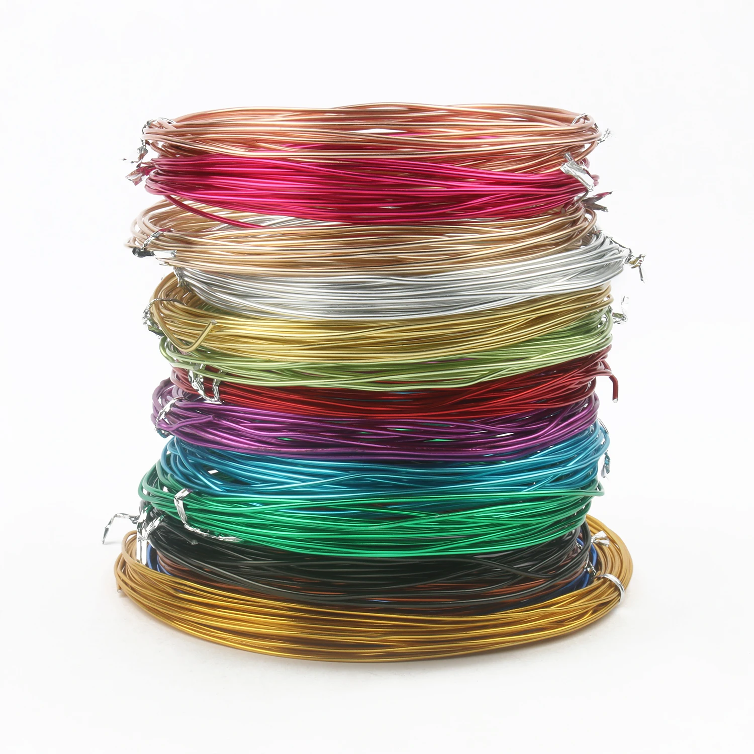 1mm-3mm 15 Colors Stainless Steel Aluminum Craft Wire Flexible Artistic Beading Cord String Rope For Jewelry Making Accessories