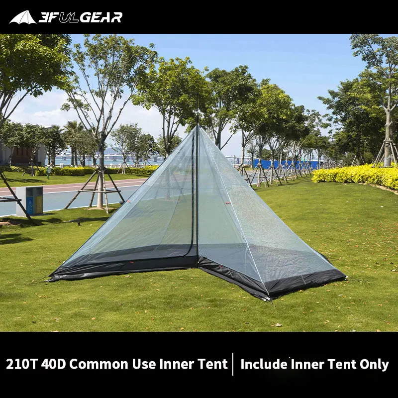 3F UL GEAR Pyramid namiot Tipi 40D/210T Outdoor duży namiot 4-6 osób 3 sezon wiatroszczelny namiot Camipng ze spódnicą śnieżną