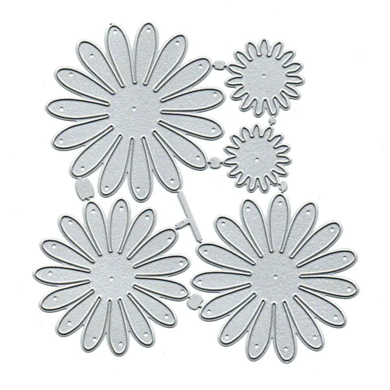 DIY Flower Greeting card metal cutting  dies Scrapbook Embossing Papercutting manual Punch Stencil Album knife mold