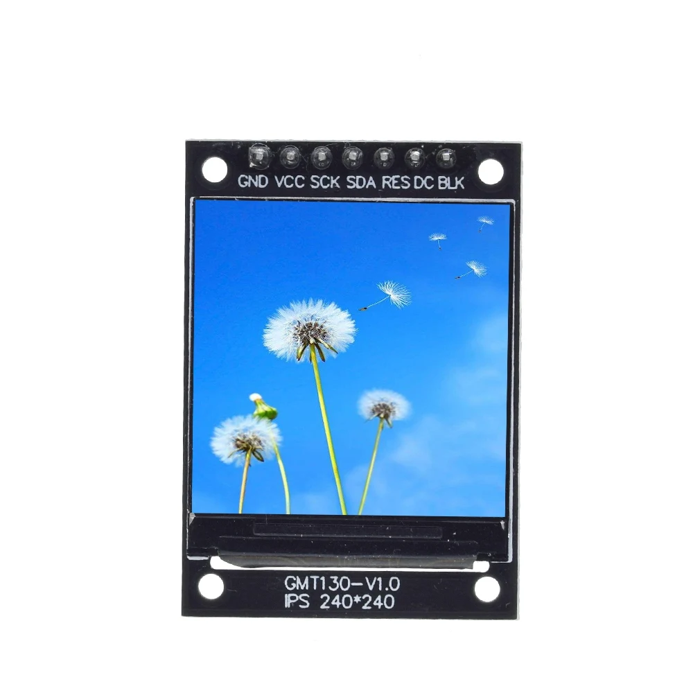 TZT TFT Display 0.96 / 1.3 inch IPS 7P SPI HD 65K Full Color LCD Module ST7735 Drive IC 80*160 (Not OLED) For Arduino