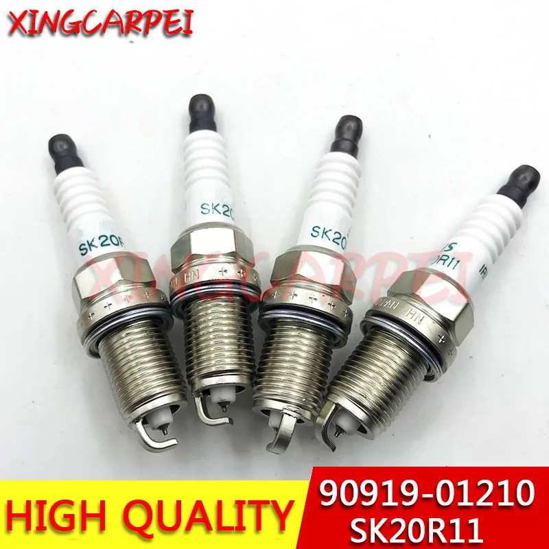 4pcs Iridium Spark Plug For Toyota Lexus FK20HR11/SK20HR11/SK20BGR11/SK20BR11/SC16HR11/SC20HR11/SK20R11 Auto part