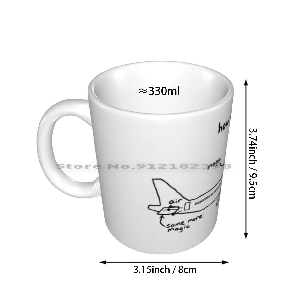 How Planes Fly Ceramic Mugs Coffee Cups Milk Tea Mug How Planes Fly Airplane Avions Aeroplanes Engineer Engineering Trust Me