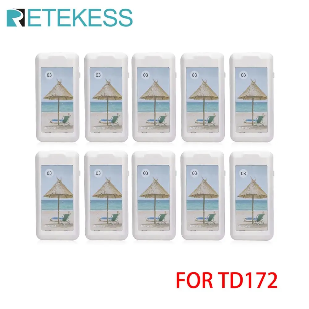 

Retekess 10 Pcs Pager Receivers For TD172 Restaurant Pager Wireless Calling System For Coffee Church Nursery Clinic Food Court