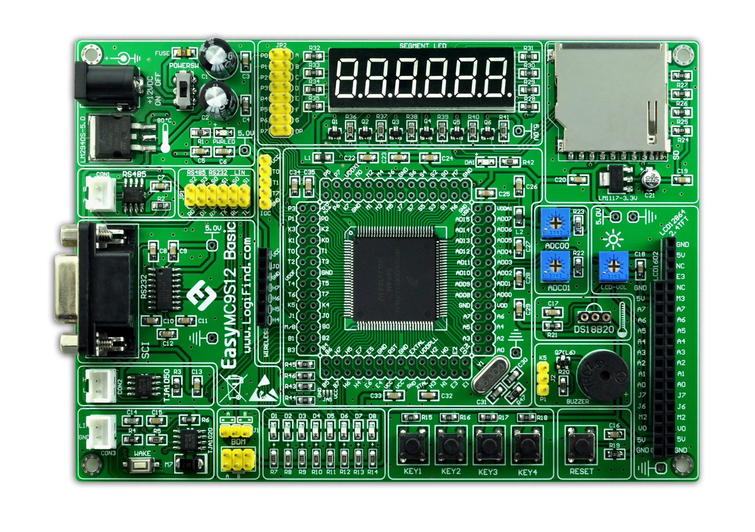 

Fly Carle development board MC9S12XS128MAL experimental board learning board with CAN XS128 EK