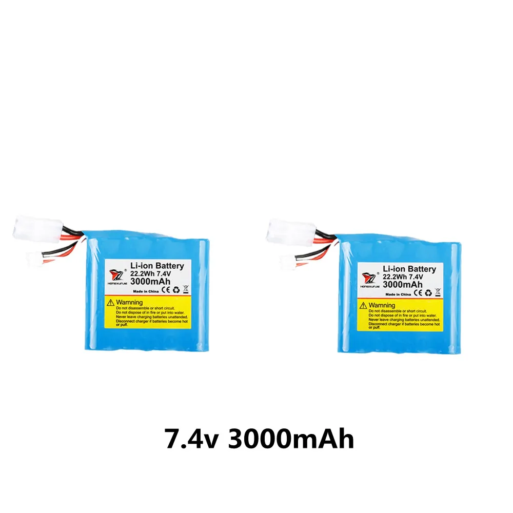 HJ806 HJ806B  RC Boat Battery 7.4V 150mAh/3000mAh  For HJ806 HJ806B Speedboat Spare Parts Original Accessories