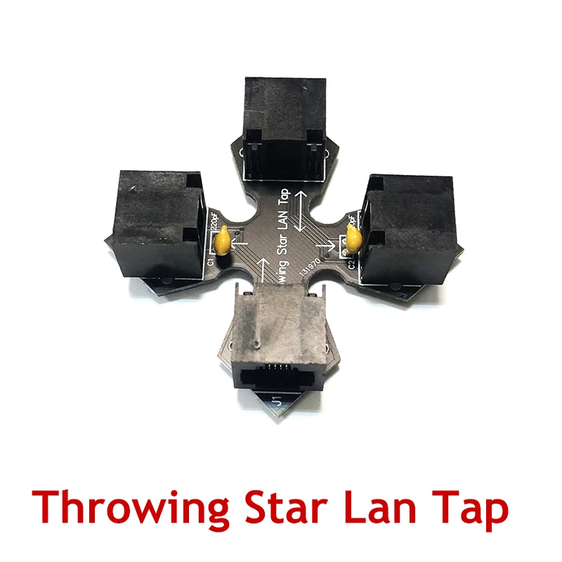 

Throwing Star LAN Tap Network Packet Capture Mod 100% Original Replica Monitoring Ethernet Communication Tool Shield RJ45