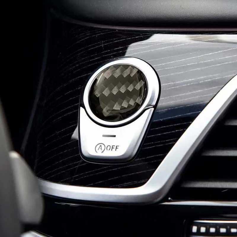Защитная Наклейка из углеродного волокна для кнопки запуска и остановки автомобиля Infiniti Q50 Q50L Q60 Q70L QX30 QX50 QX60 QX70 QX80 ESQ FX35 Q30 EX JX