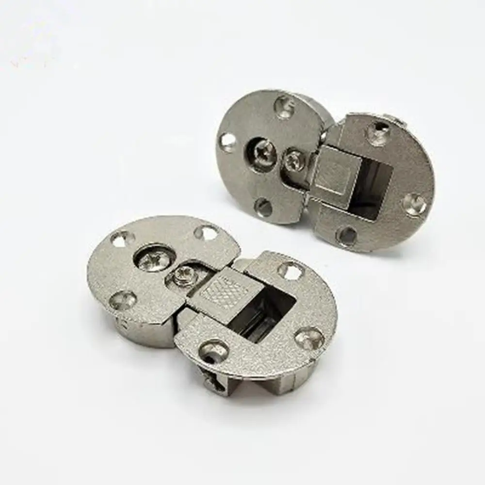 Semi-circular double cups up and down the door flat 180 degree pirated folding hinge hinge cabinet hidden concealed hinge