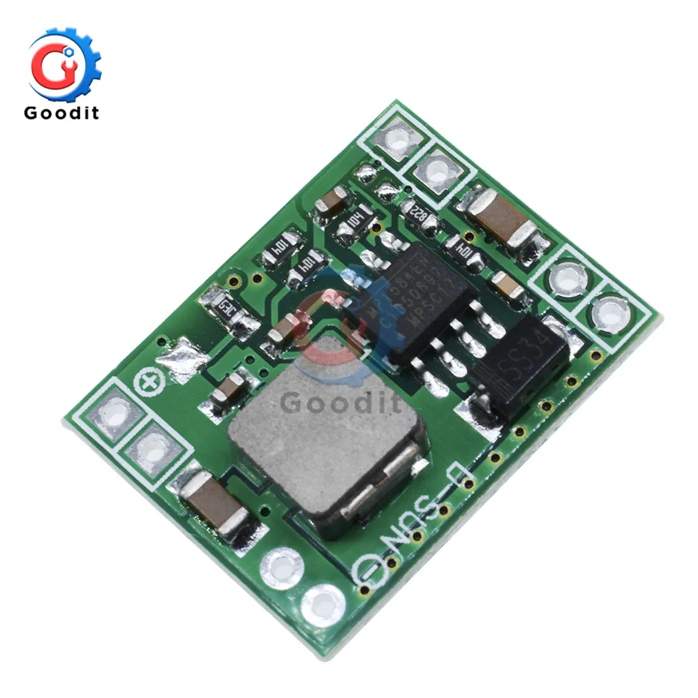 DC-DC MINI Step-down Board DC 7V-28V to DC 5V 3A Converter Buck Circuit Board Module Adjustable Voltage Regulator Power Supply