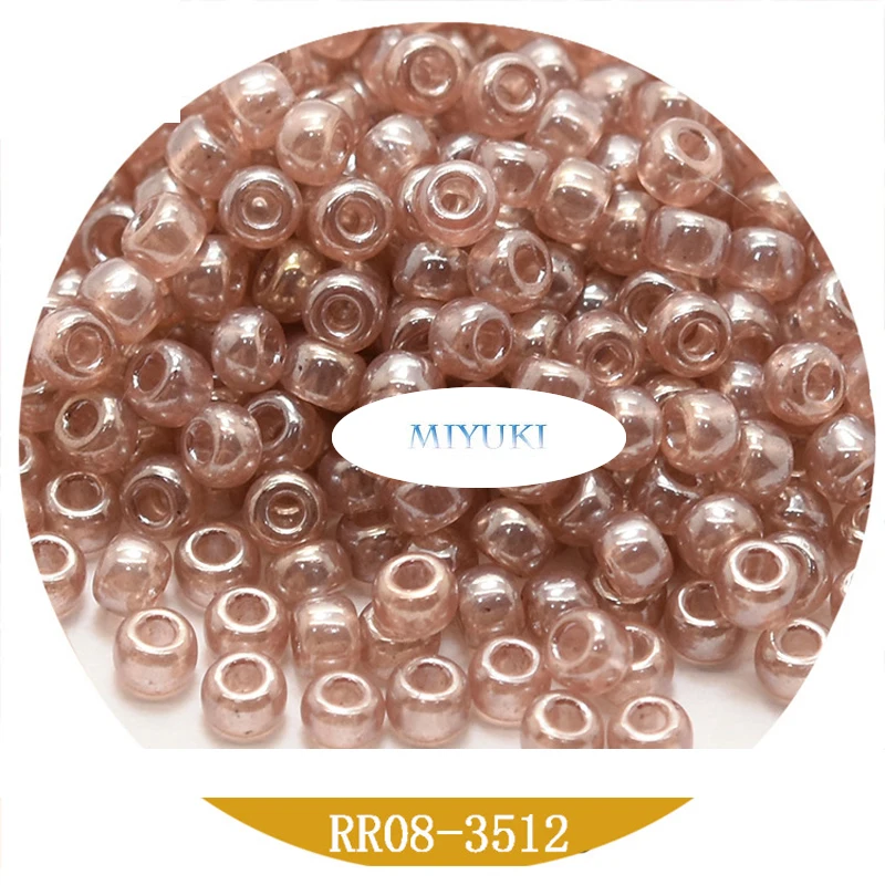 Japan 8/0 Round Beads Miyuki Imported  3mm Seed Beads 14-Color Glass Color Series 5G Pack