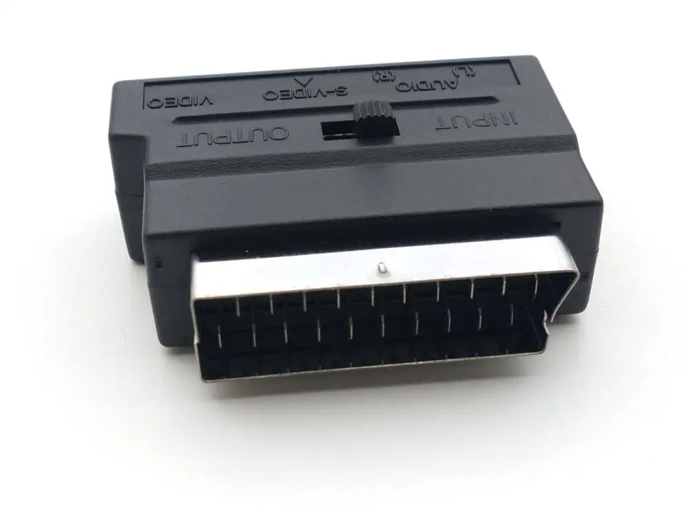 NEW RGB Scart TO Composite 3RCA S-Video AV TV Audio Adapter or Video DVD Recorder TV ADAPTER