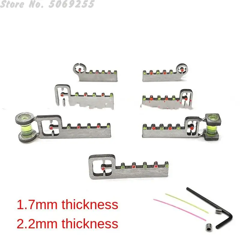 1 set of powerful slingshot sights horizontal aiming / five aiming / sniping aiming for different slingshots  accessories