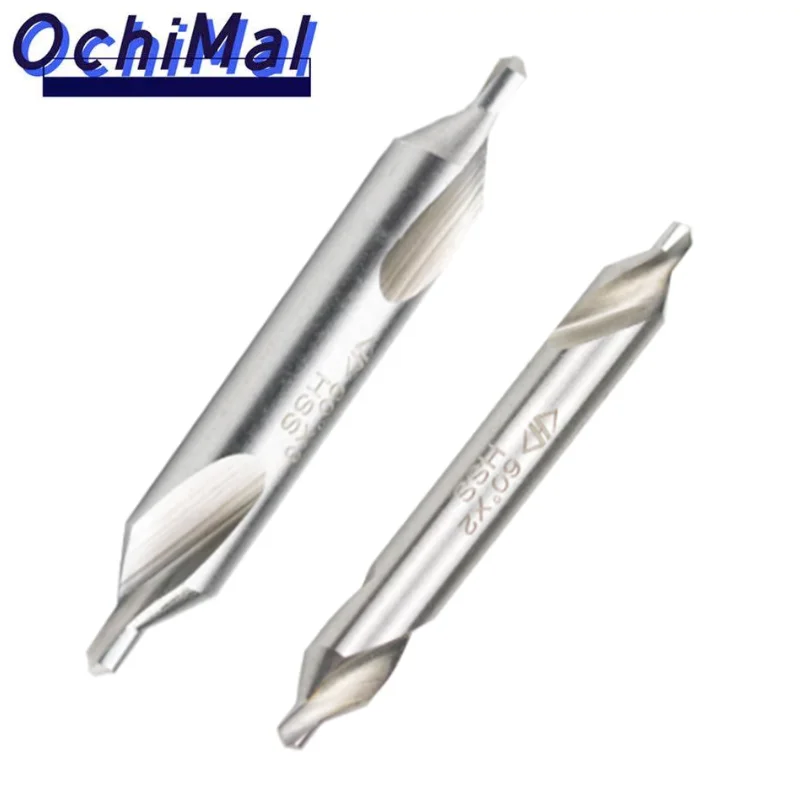 1/5/10pcs 1set HSS Center Drill Bit Combined Center Drills 60 Degree Countersinks Angle Bit Metal Drill Bit HSS-TIN