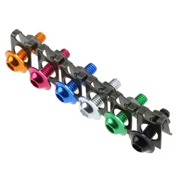 10Pcs/Lot Universal M6 6mm Motorcycle Fairing Body Bolts Nuts Scooter Spire Speed Fastener Clips Screw Spring Bolts Nuts 2019
